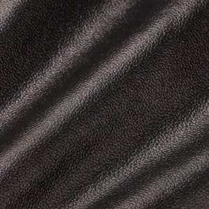 Metallic genuine leather Black