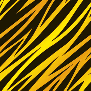 Bedrucktes Leder Zebra Gelb
