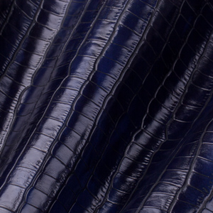 Embossed leather - Deep Blue