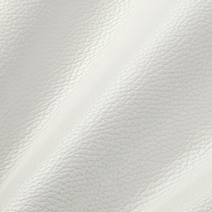 Pebbled leather White