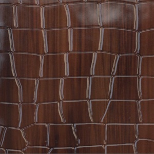 Premium Croco-Stamped Leather Praline